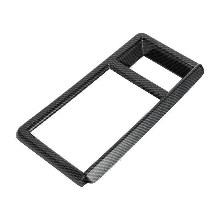 REPAIROCK 1個のフォードに対応マーヴェリック22-24用のセントラルダッシュボードメーターフレームカバートリムナビゲーションスクリーンパネルカバートリムカーボンファイバーパターンABSブラック