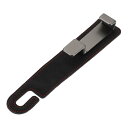 HEROFFIX 財布やバッグ ハンドバッグ 食料品バッグ 車のシートヘッドレストフック 頑丈な車のシートバックオーガナイザーフック ブラックフェイクレザー8.58"x1.65"