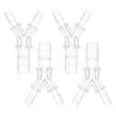 HOPESPANNER プラスチックホースバーブフィッティング15/64" x 25/64" x 15/64" Y字型バーブコネクタPP 4個