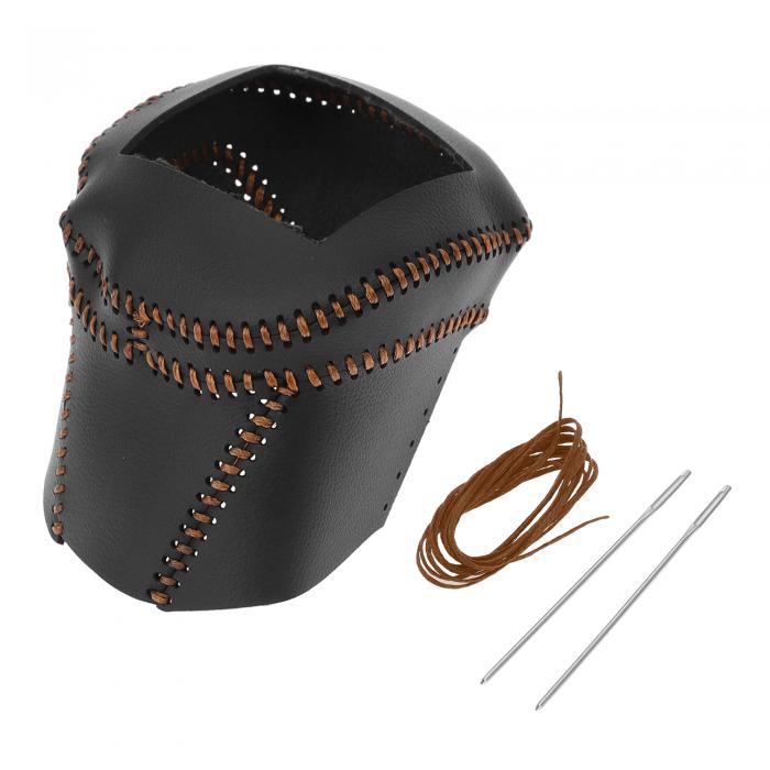 HOPESPANNER Nissanに対応ローグ21-24用のギアシフトノブカバー アンチスリップ ブラック ブラウン ス..