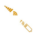 TUCKBOLD リフレクティブバンパーデカール リフレクティブイエロー長方形WIFI信号パターン リフレクティブカーステッカー パーソナライズデコレーション ...
