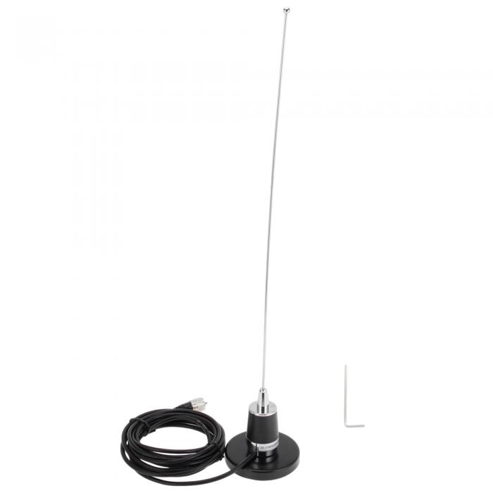 Partuto 1セットユニバーサルサッカーシグナルアンテナカートラック19.7"カーラジオアンテナマウントブ..