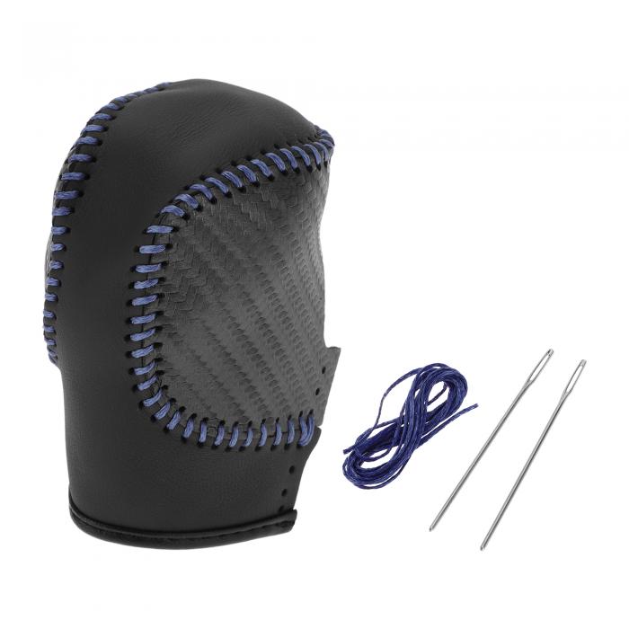 HOPESPANNER Hondaに対応シビック2022-2024用のギアシフトノブカバー アンチスリップ ブラックブルー ..