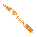 TUCKBOLD リフレクティブバンパーデカール リフレクティブ イエロー 長方形WIFI信号パターン リフレクティブカーステッカー パーソナライズデコレーショ...