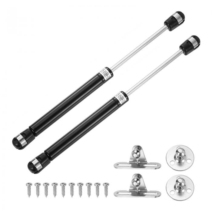 uxcell 10"100N / 22.5ポンドガスショックストラットリフトサポート RV ベッドフロア ハッチドア TVキ..