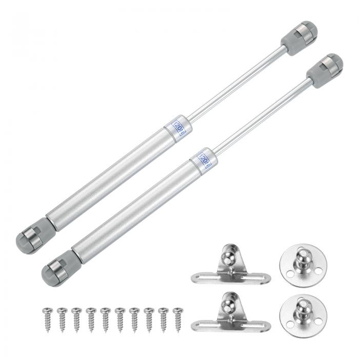 uxcell 10"120N / 26lbガスショックストラットリフトサポート RV ベッドフロア ハッチドア TVキャビネ..