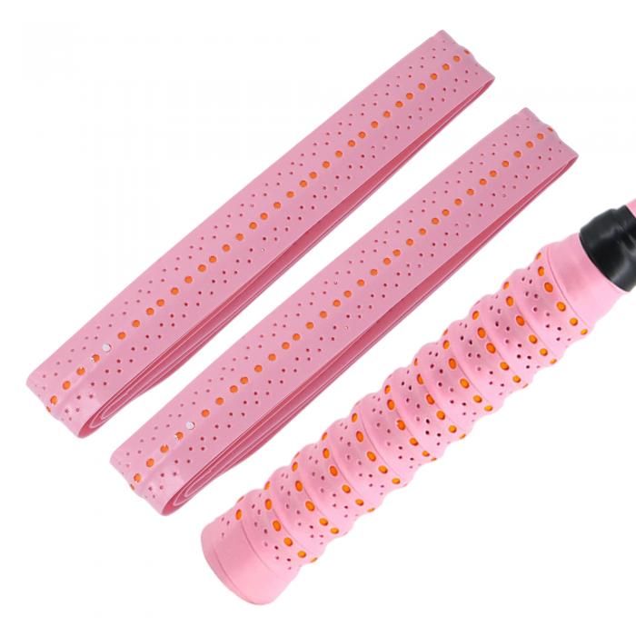 CAPASTEC グリップテープ テニス バドミントン 2本セット 多孔型 凸凹仕様 グリップ テープ 衝撃吸収 通気性抜群 ラケット用 ウェットタイプ ライト...