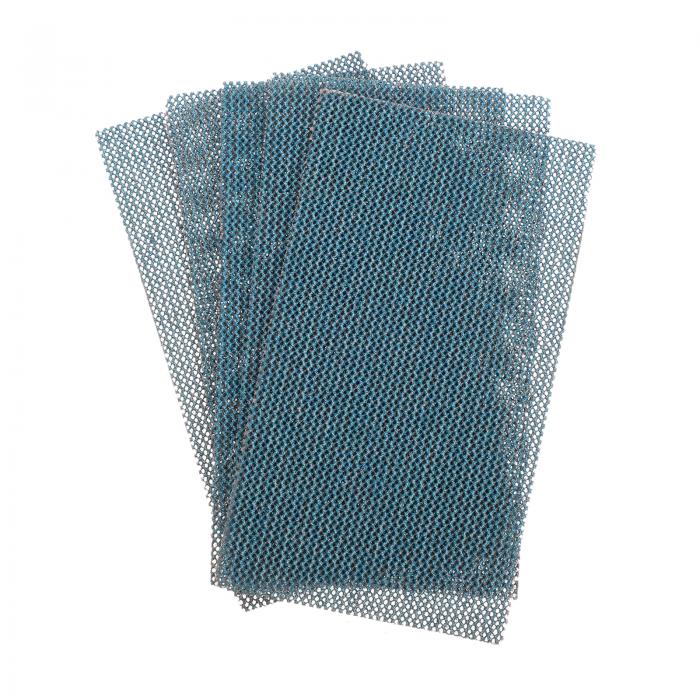 uxcell 5枚のメッシュ研磨シート120番研磨紙2.8" x 5"セラミック研磨剤ウェットドライサンドペーパーダ..