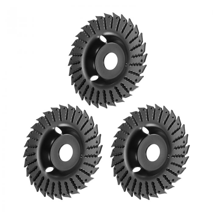 uxcell 木彫りディスク 3 個 5 " カーボンスチール カッティング グラインダー ホイール シェーピング ..