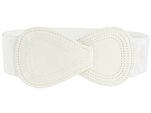 uxcell ウエストベルト 幅広 ゴムベルト 太ベルト インターロック 8字型 フェイクレザー レディース クリーム Waist Size:31"/78.5cm-43"/109cm uxcell ウエストベルト 幅広 ゴムベルト 太ベルト インターロック 8字型 フェイクレザー レディース クリーム Waist Size:31"/78.5cm-43"/109cm