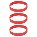 uxcell 3個のブレスレットリストバンド 1/2インチ幅 8インチ長 スポーツクラブ グループゲーム パーティーフェイバー ファッションパーティースポーツア...