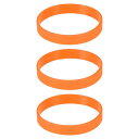 uxcell 3個のブレスレットリストバンド 1/2インチ幅 8.5インチ長 スポーツクラブ グループゲーム パーティーフェイバーズファッションパーティースポー...