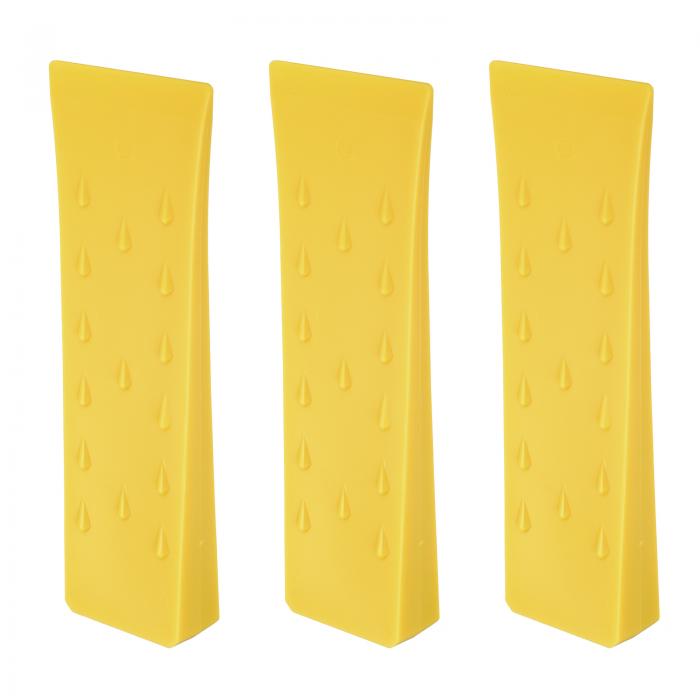 uxcell くさび 伐採用 3個 A B S プラスチック林業用 クサビ 254 mm 木材用分割くさび プラスチックく..