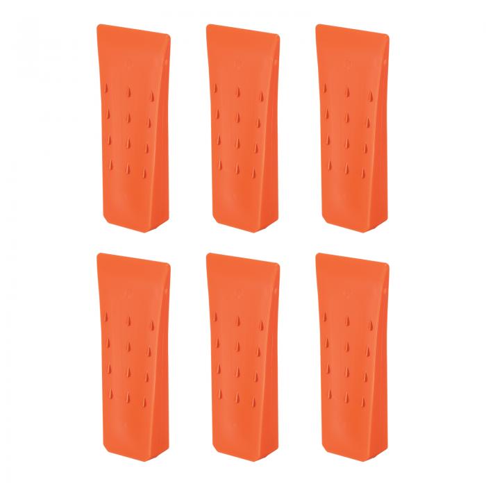 uxcell くさび 伐採用 6個 A B S プラスチック林業用 クサビ 152 mm 木材用分割くさび プラスチックく..