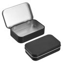 uxcell 3個入り メタル ティンボックスコンテナ 3.7x2.4x0.9