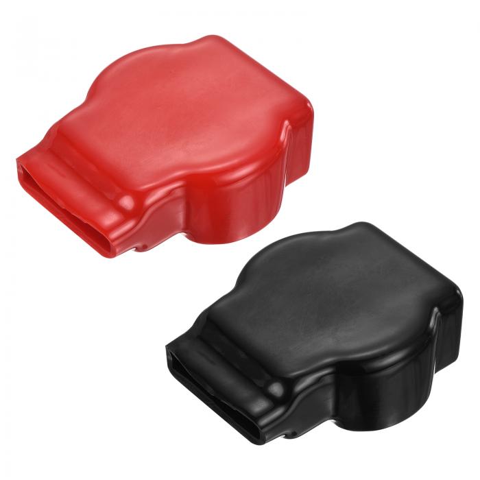 uxcell バッテリーターミナルカバー 2個バッテリーターミナルプロテクタートラックバッテリーターミナ..