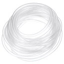 uxcell PVCチューブ 内径2.8mmx外径3.8mm - 13フィート長 クリアビニールウォーターパイプ 軽量プラスチックフレキシブルウォーターパイプ アクアポニックス エアホース 灌漑用(3)