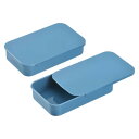 uxcell 6個入りのメタルティ ンボックスコンテナ、3.1x2x0.6インチのスライドトップティンコンテナ、空の長方形の収納ボックス、キャンディ、コスメティック、クラフト用のポータブルミニティンケース、ライトブルー