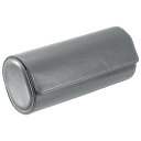 uxcell ウォッチロールトラベルケース 3スロットウォッチ収納ボックス ポータブルトラベルウォッチオーガナイザー ホーム収納トラベルディスプレイギフト用 グ...