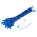 uxcell 140個のナイロンハングタグストリング6.7インチスナップロックピンループプライスタグファスナープラスチックタグタイズタグクローズタグタグ付きスト...