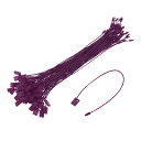 uxcell 500個のナイロンハングタグストリング6.7インチスナップロックピンループプライスタグファスナープラスチックタグタイタグタグクローズタグタグパープ...