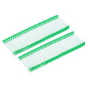 uxcell 標準タグファスナー プラスチックレギュラー ガーメントプライスタグラベルタグファスナー25mm/1インチ 2500個入り ライト緑ン