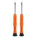 uxcell 2個 T4 トルクスミニドライバー 3 mm トルクスヘッド 87mm 長さ 小型家電修理用 オレンジ(4)