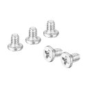 uxcell M1.4-0.3 x 2mm 20個 フラットラウンドヘッドスクリュー 304ステンレス鋼 プラスドライブ マシンスクリュー 金物 ファスナー 家...