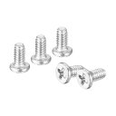 uxcell M1.4-0.3 x 3 mm 20個 フラットラウンドヘッドスクリュー 304ステンレス鋼 プラスドライブ マシンスクリュー 金物 結合部品 家...