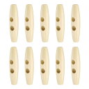 uxcell 10個の木製トグルボタン60mm / 2.4