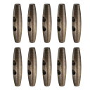 uxcell 10個の木製トグルボタン60mm / 2.4