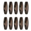 uxcell 10個の木製トグルボタン35mm / 1.4