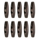 uxcell 10個の木製トグルボタン40mm / 1.6