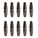 uxcell 10個の木製トグルボタン60mm / 2.4