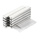 uxcell 10個 強力マグネット ネオジむ磁石 60 x 10 x 5mm 小型 長方形 マグネットバー 両面テープ付き 超強力磁石 フラットマグネット D...