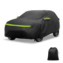 X AUTOHAUX Opelに対応モッカI 2012-2019用の車カバー210D-PUアウトドアフルカーカバー全天候型防水風防日雪保護付きドライバードアジッ...