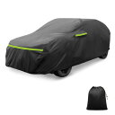 X AUTOHAUX シートに対応アローナ2017-2021用の車カバー210D-PUアウトドアフルカーカバー全天候型防水風防日雪保護付きドライバードアジッパー...