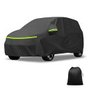 X AUTOHAUX Skodaに対応 スカラ 2019-2024用の車カバー 210D-PU アウトドアフルカーカバー オールウェザー防水風防日雪保護 ドライ...