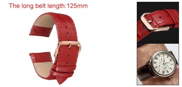 [ANNEFIT]時計ベルト20mmオイルレザークイックリリース替え腕時計バンドブラック