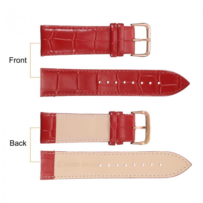 [ANNEFIT]時計ベルト20mmオイルレザークイックリリース替え腕時計バンドブラック