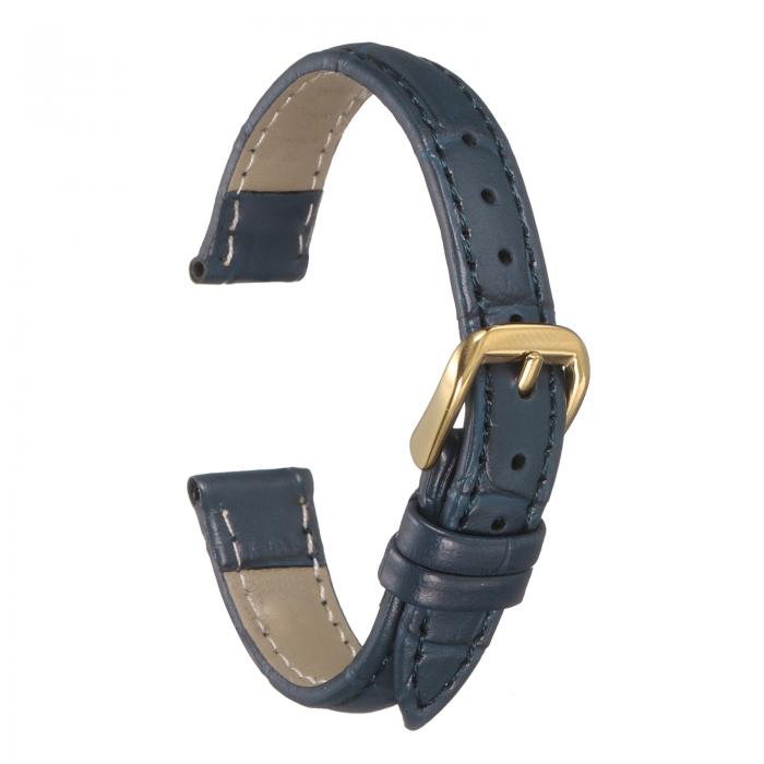 uxcell 12mmエンボス加工牛革時計バンド、スプリングバー付きの男性と女性用交換用ウォッチストラップ..