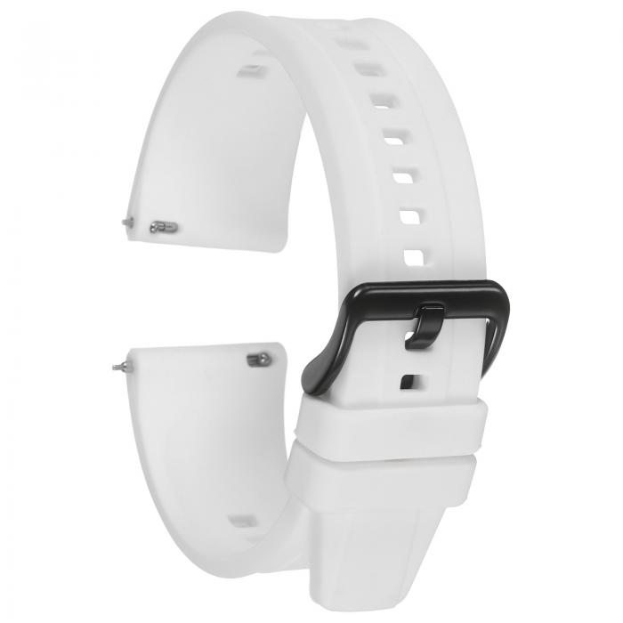 uxcell 22mmのシリコンウォッチバンド、クイックリリース、柔軟で柔らかいラバー製交換用ウォッチスト..