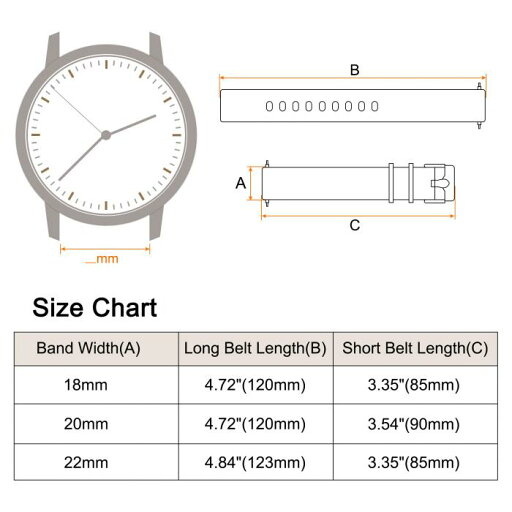 バンビ スマートウォッチバンド 時計バンド クイックレバー クイックリリース かん幅22mm 美錠幅22mm 【シルバー美錠】 ネイビー BGLS001DU BGLS001DU