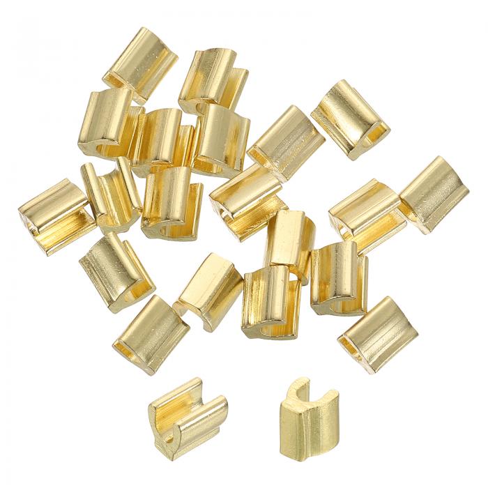 uxcell 20個 ジッパースライダーリテーナー #10 トップストッパー クローズドエンド ジッパースライダー バッグ コート ジャケット DIY 裁縫 交...