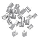 uxcell 20個 ジッパースライダーリテーナー #10 トップストッパー クローズドエンド ジッパースライダー バッグ コート ジャケット DIY 裁縫 交...