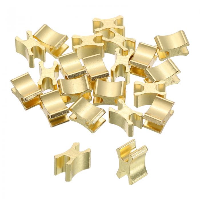 uxcell 20個 ジッパースライダーリテーナー #8トップストッパークローズドエンドジッパースライダー コート ジャケット バッグ DIY裁縫交換用 ライト...