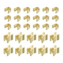 uxcell 10セット ジッパースライダーリテーナー #3 トップストッパー&ボトムストップクローズドエンドジッパースライダー バッグ コート ジャケット D...