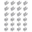 uxcell 12セット ジッパースライダーリテーナーキット #5銅製トップ&ボトムストッパー付きクローズドエンドジッパースライダー バッグ コート ジャケット...