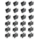 uxcell 12セット ジッパースライダーリテーナーキット #10銅製トップ&ボトムストッパー付きクローズドエンドジッパースライダー バッグ コート ジャケッ...