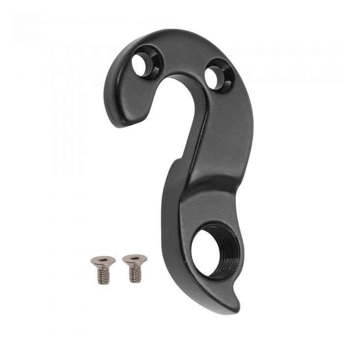 BULLSPANN バイクディレイラーハンガーフレームギアテールフック 自転車ディレイラーハンガープレート アルミニウム合金 ディレイラーハンガー ロードバイク マウンテンバイク用 ブラック(4)